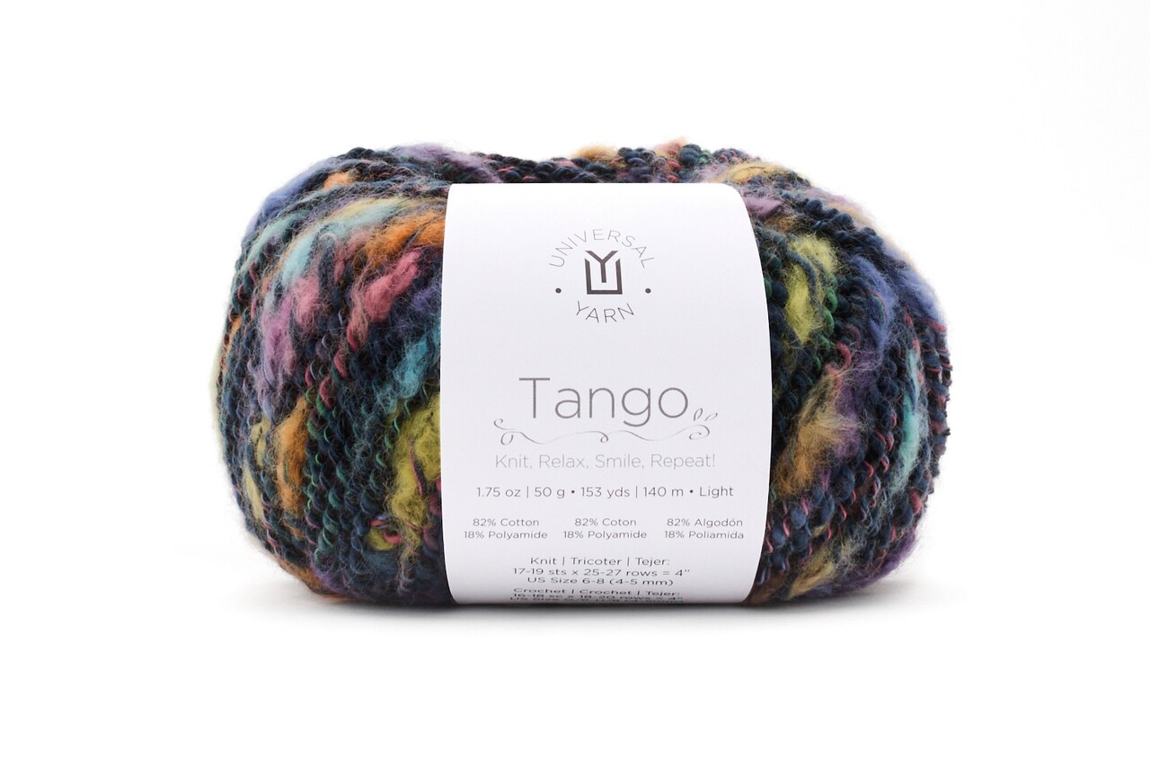 Tango by Universal Yarn - Cotton Blend - Light/DK - Thick/Thin Yarn - 8 Colors
